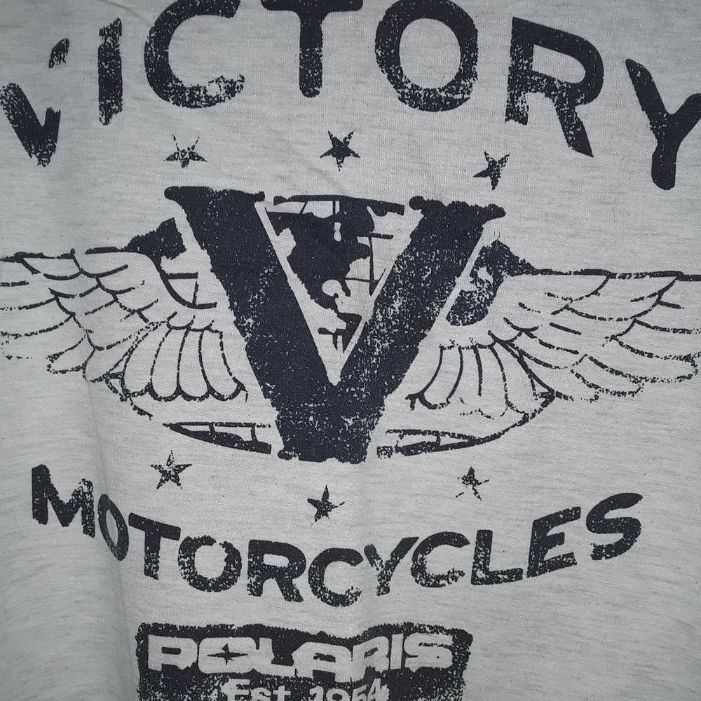 Victory motors Vintage sweatshirt, large.